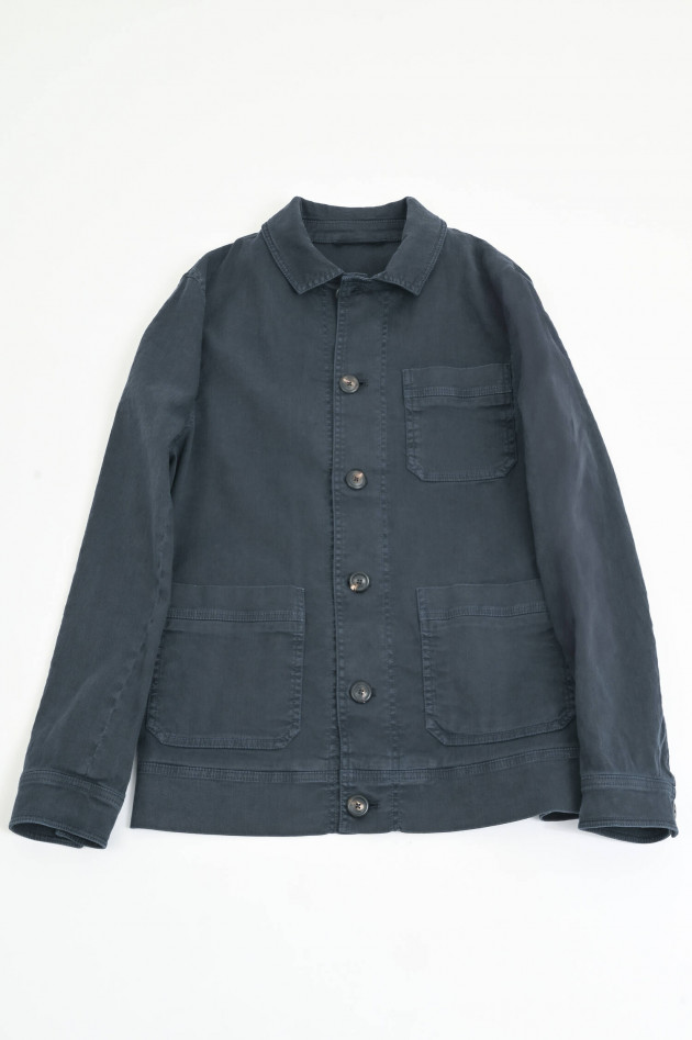 Circolo 1901 Jacke aus Leinen-Mix in Navy