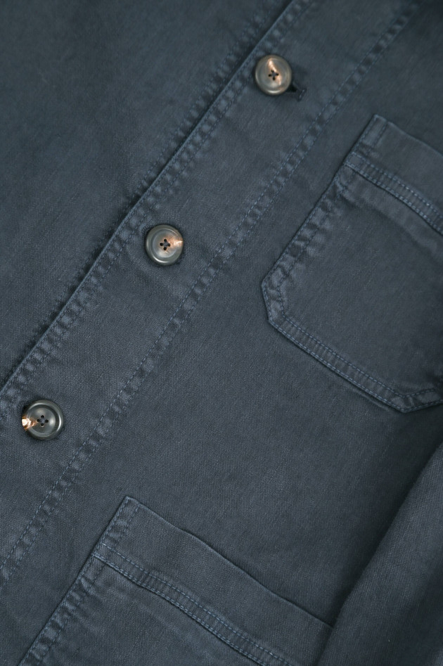 Circolo 1901 Jacke aus Leinen-Mix in Navy