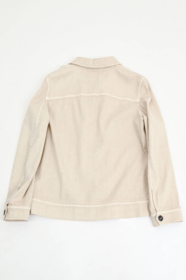 Circolo 1901 Jacke aus Leinen-Mix in Hellbeige