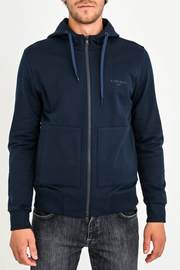 Circolo 1901 Sweat-Jacke in Navy