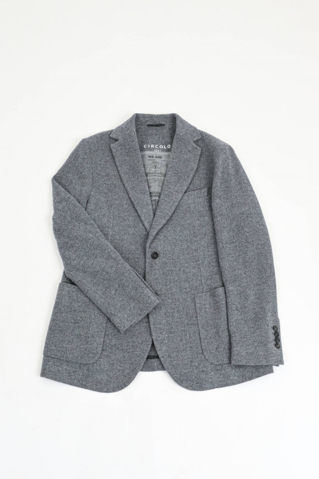 Circolo 1901 Sakko aus Woll-Cashmere-Mix in Grau