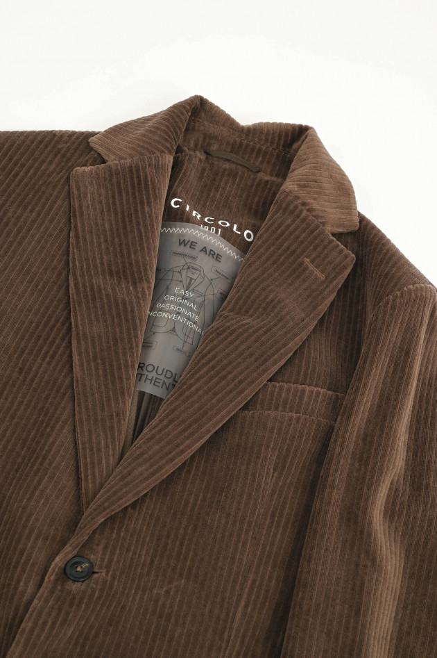 Circolo 1901 Cord-Sakko in Braun