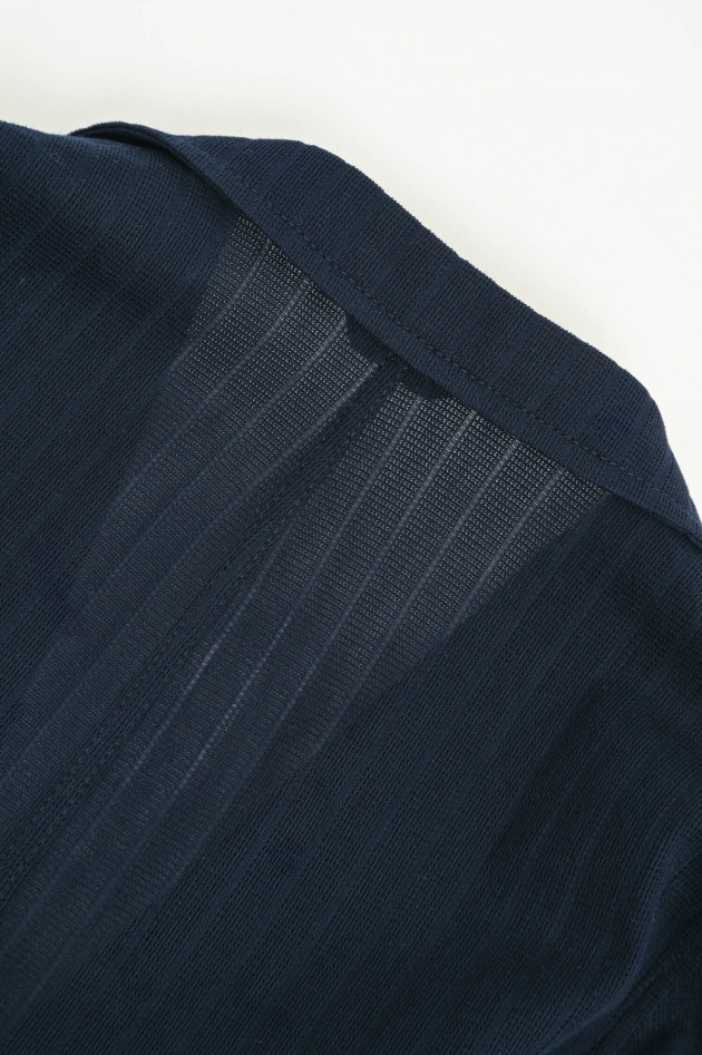 Circolo 1901 Semitransparentes Sakko in Navy gestreift