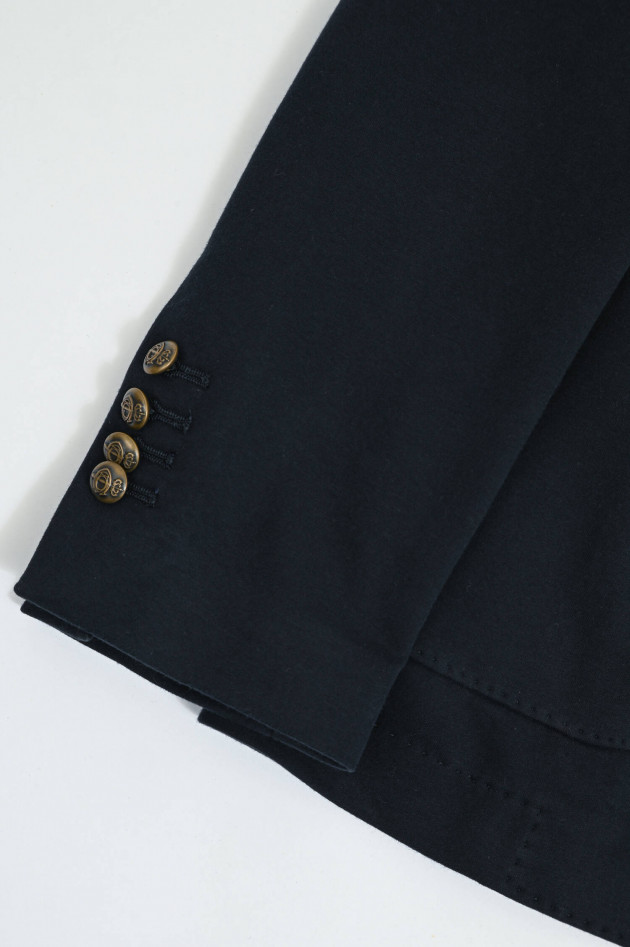 Circolo 1901 Doppelreiher Sakko aus Baumwoll-Mix in Navy