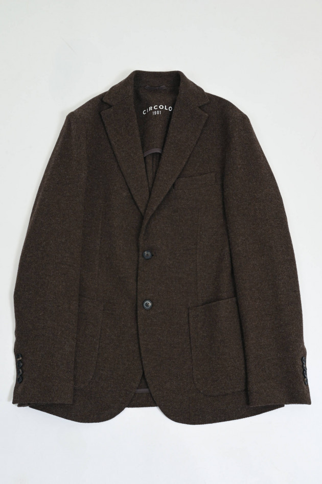 Circolo 1901 Sakko aus Woll-Cashmere-Mix in Braun