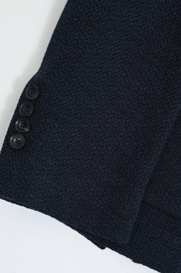 Circolo 1901 Sakko aus Woll-Mix mit Struktur in Navy