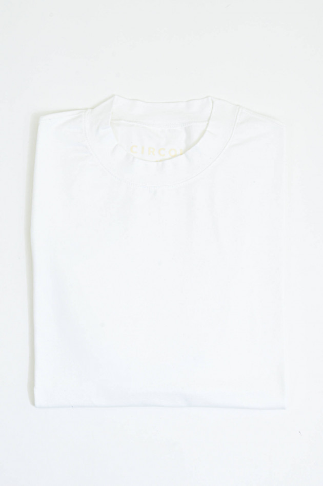 Circolo 1901 Loose Fit Kurzarm-Shirt in Bianco