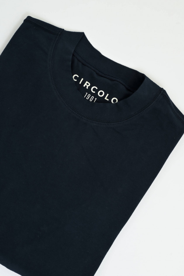 Circolo 1901 Loose Fit Langarm-Shirt in Navy