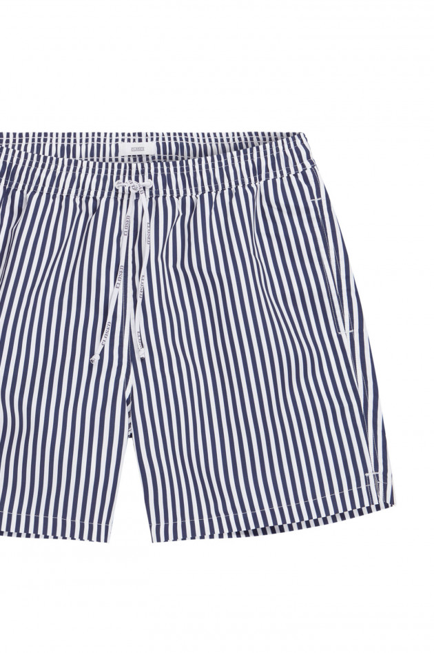 Closed Badeshorts mit Streifen in Navy/Weiß