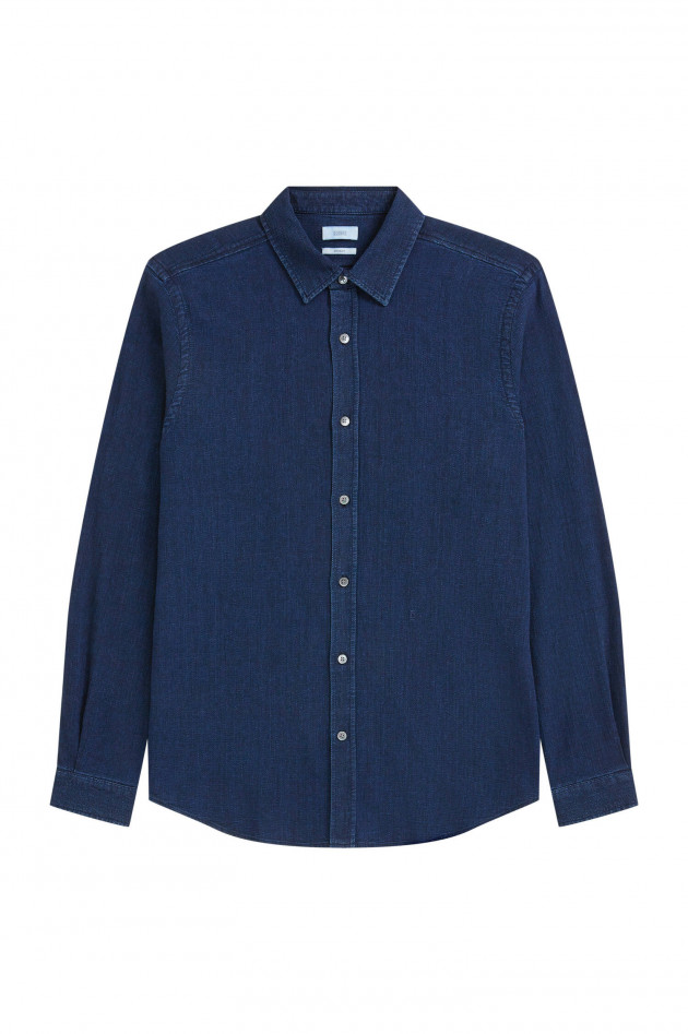 Closed Hemd mit Jeans-Optik in Dunkelblau