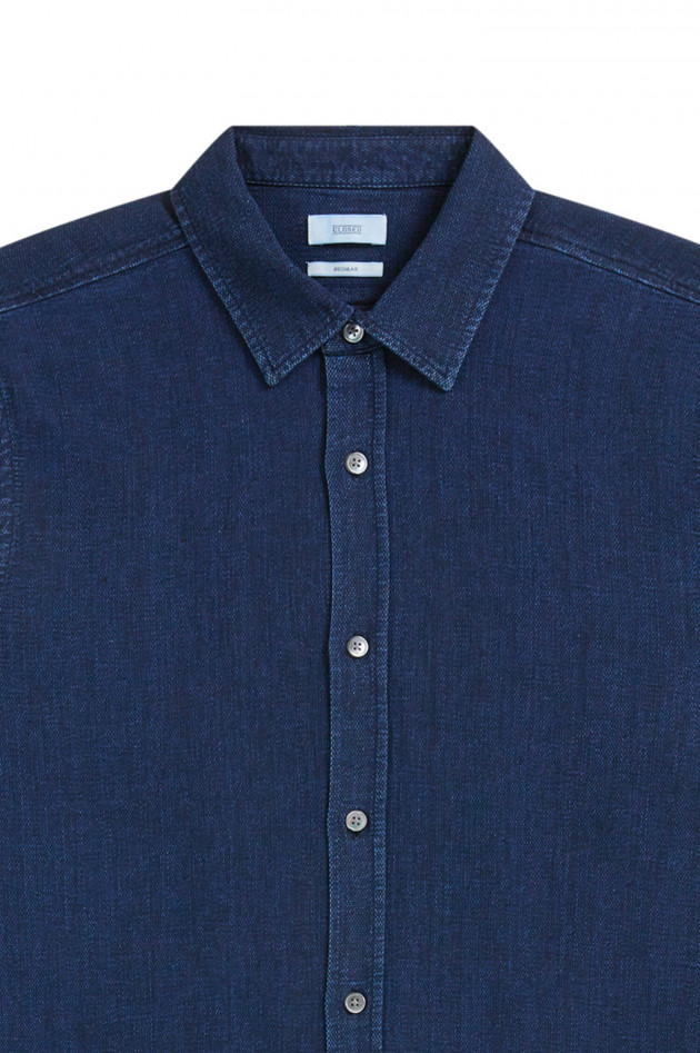 Closed Hemd mit Jeans-Optik in Dunkelblau