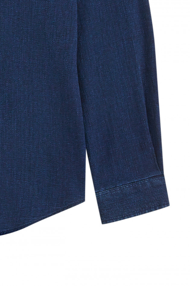 Closed Hemd mit Jeans-Optik in Dunkelblau