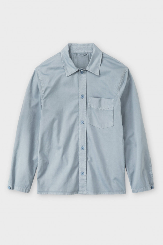 Closed Hemdjacke in Hellblau