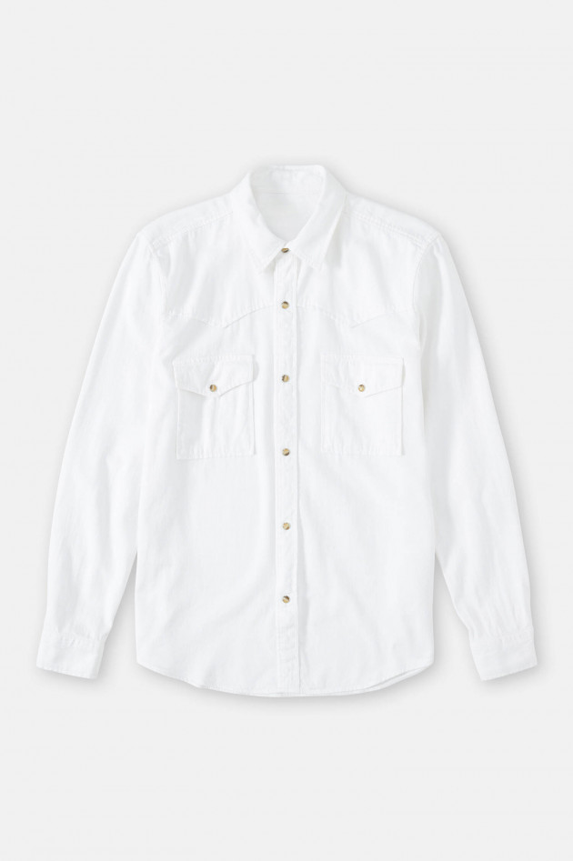 Closed Overshirt aus Baumwolle in Weiß