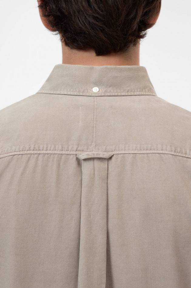 Closed Cord-Hemd aus Baumwolle in Beige