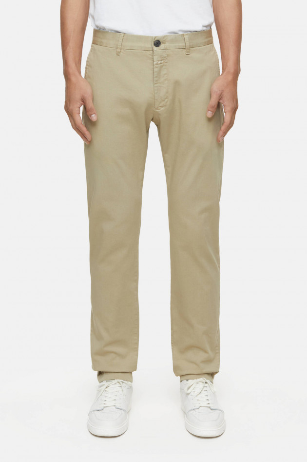 Closed Klassische Hose in hellem Khaki