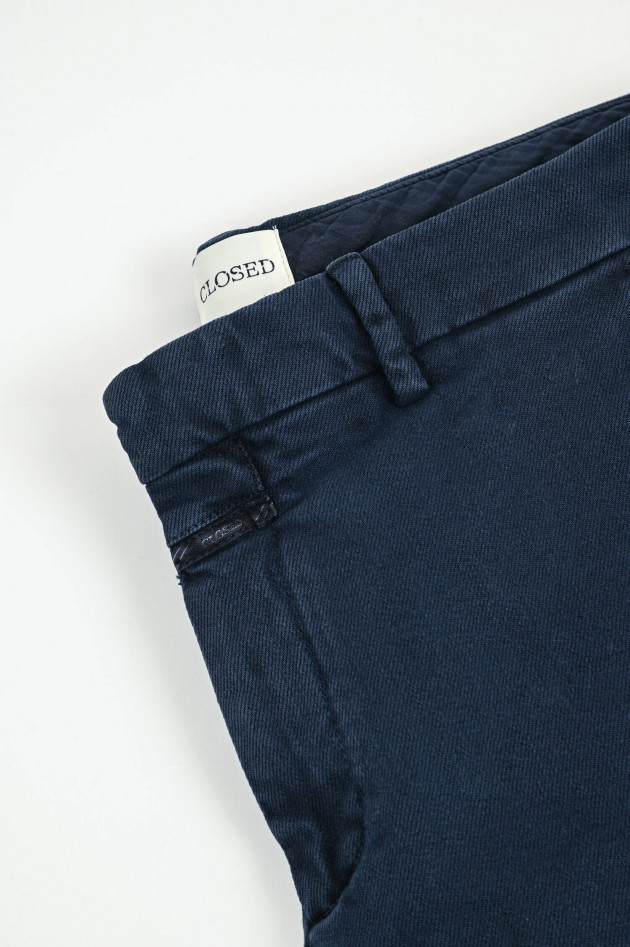 Closed Stoffhose DARWIN SLIM in Navy
