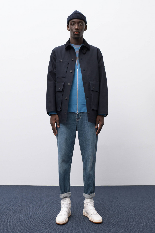 Closed Jacke mit aufgesetzten Taschen in Midnight