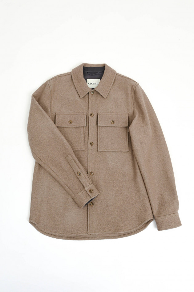 Closed Overshirt aus Viskose in Cashew