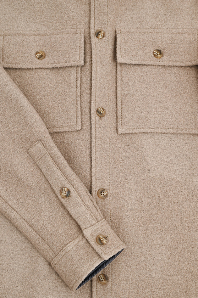 Closed Overshirt aus Viskose in Cashew
