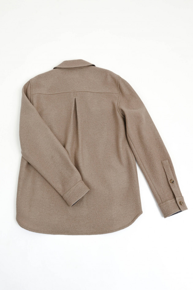 Closed Overshirt aus Viskose in Cashew
