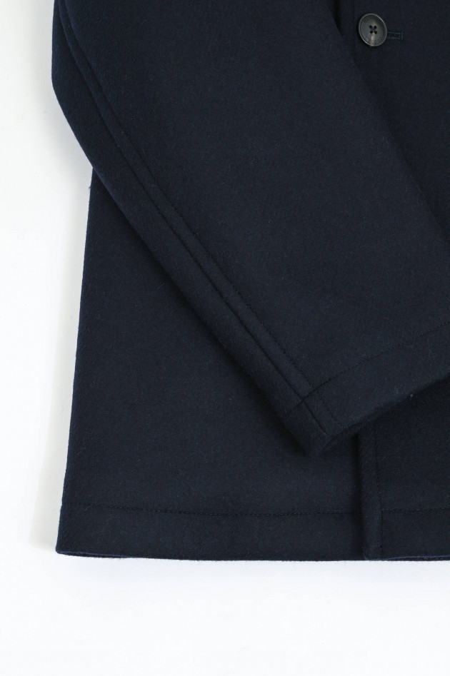 Closed Caban-Jacke aus Woll-Mix in Navy