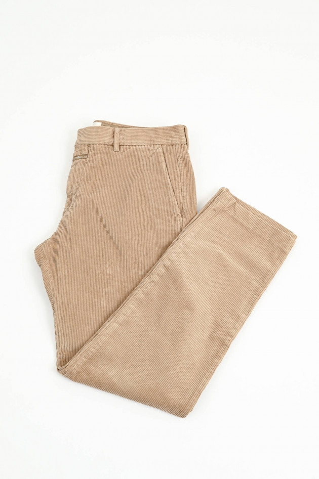 Closed Cord-Hose DARWIN SLIM in Cashew