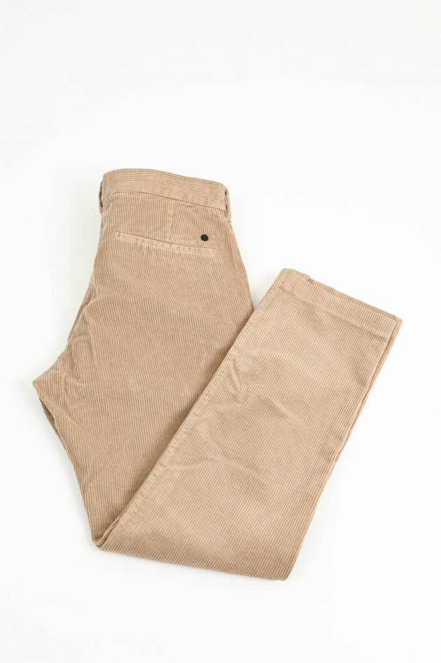 Closed Cord-Hose DARWIN SLIM in Cashew