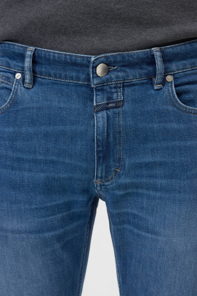 Closed Jeans UNITY SLIM 5-Pocket Style in Mittelblau
