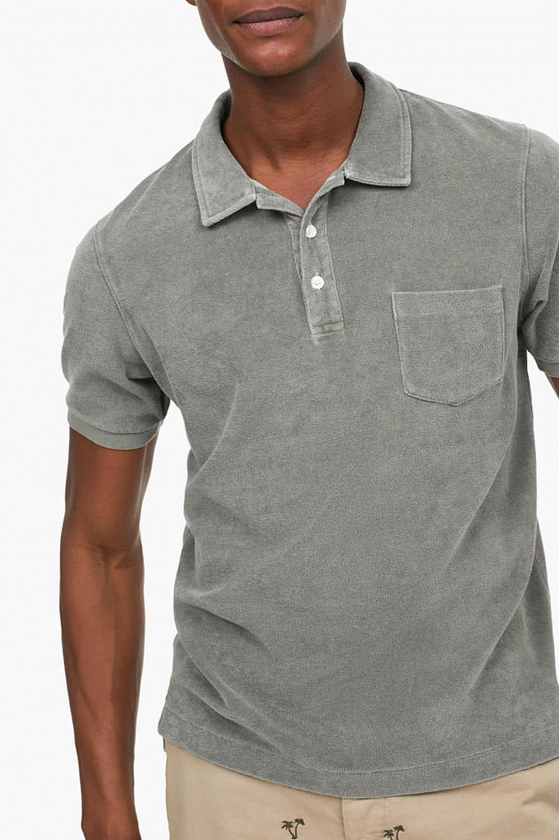 Closed Frottee T-Shirt in Oliv
