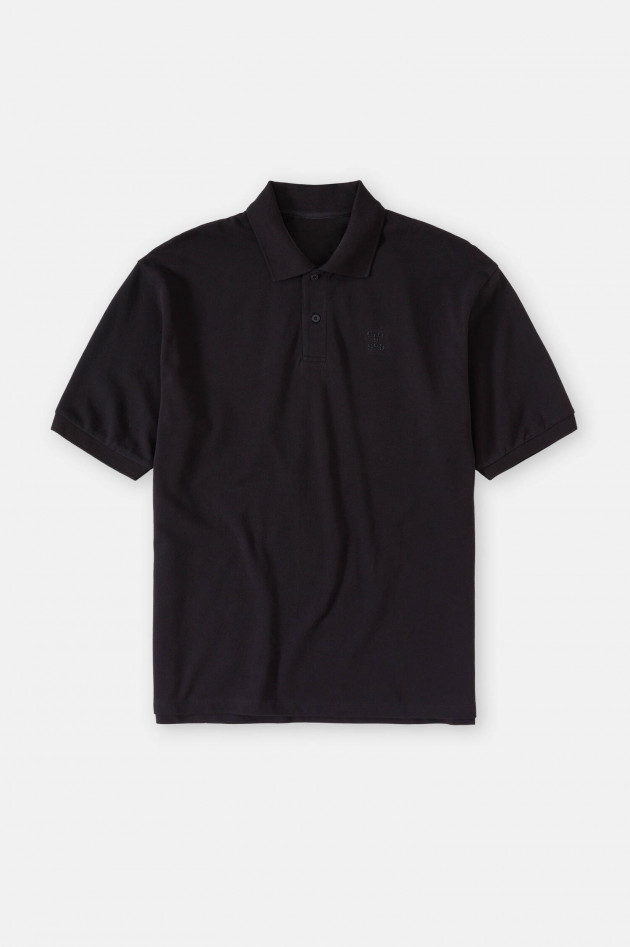 Closed Polo-Shirt in Schwarz