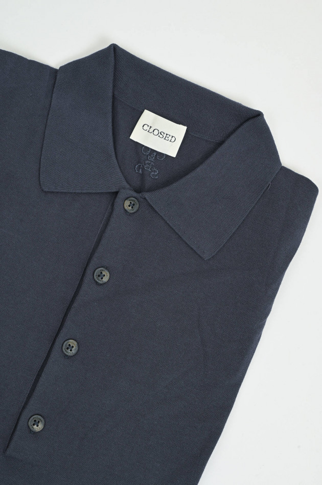 Closed Poloshirt aus Baumwolle in Navy