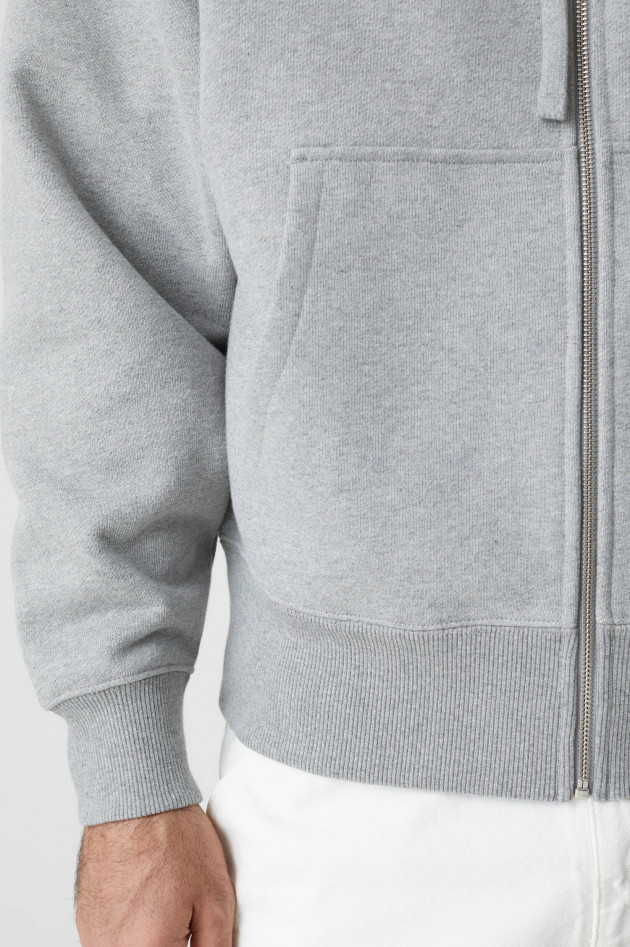 Closed Baumwoll Hoodie in Hellgrau