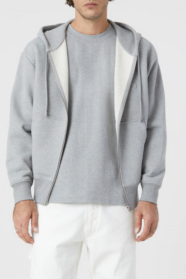 Closed Baumwoll Hoodie in Hellgrau