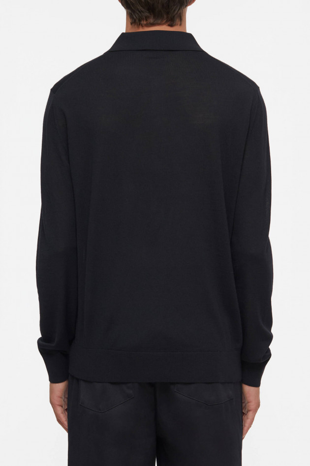 Closed Pullover mit Polokragen in Schwarz
