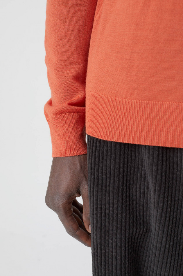Closed Feinstrick Rollkragenpullover in Orange