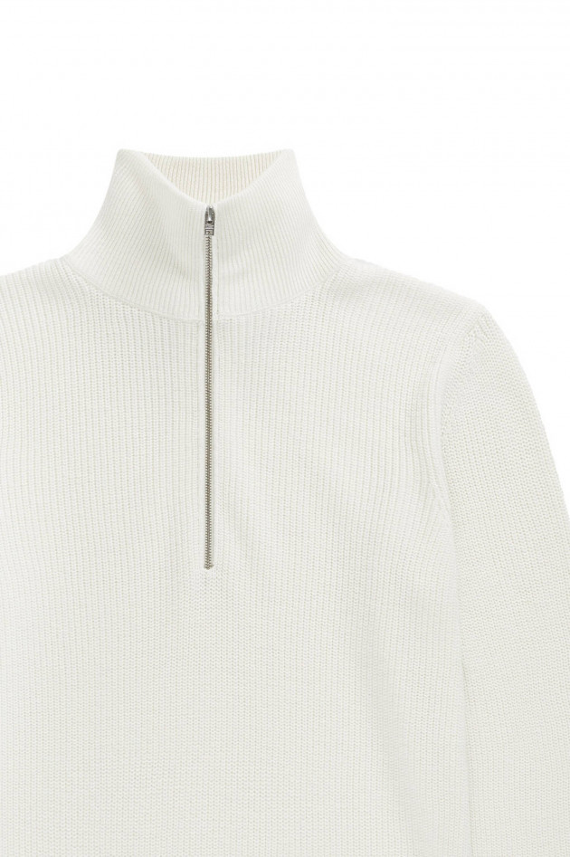 Closed Troyer aus Wollmix in Creme