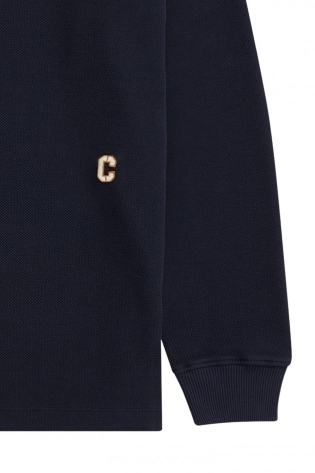 Closed Longsleeve mit Struktur in Midnight
