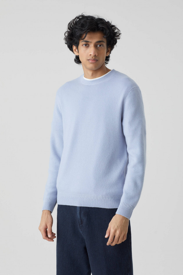 Closed Strickpullover aus Bio-Cashmere in Hellblau