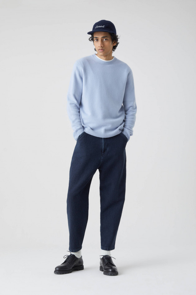 Closed Strickpullover aus Bio-Cashmere in Hellblau