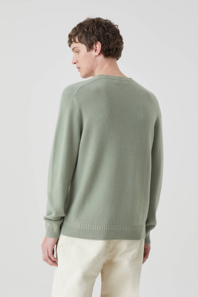 Closed Strickpullover aus Bio-Cashmere in Salbei