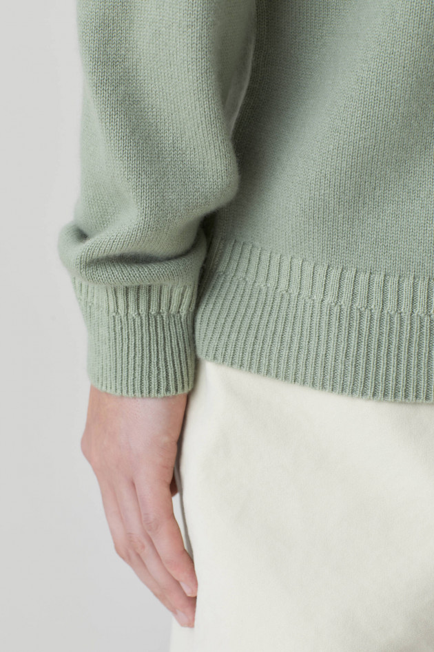Closed Strickpullover aus Bio-Cashmere in Salbei