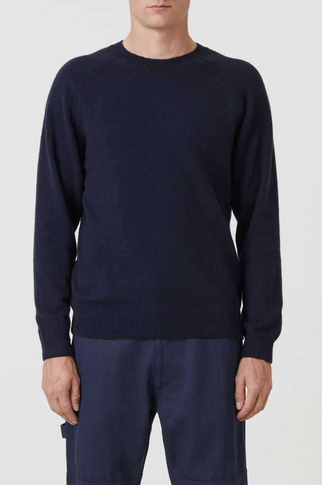 Closed Strickpullover in Navy