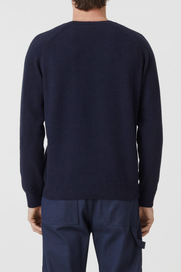 Closed Strickpullover in Navy