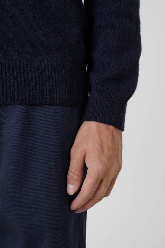 Closed Strickpullover in Navy