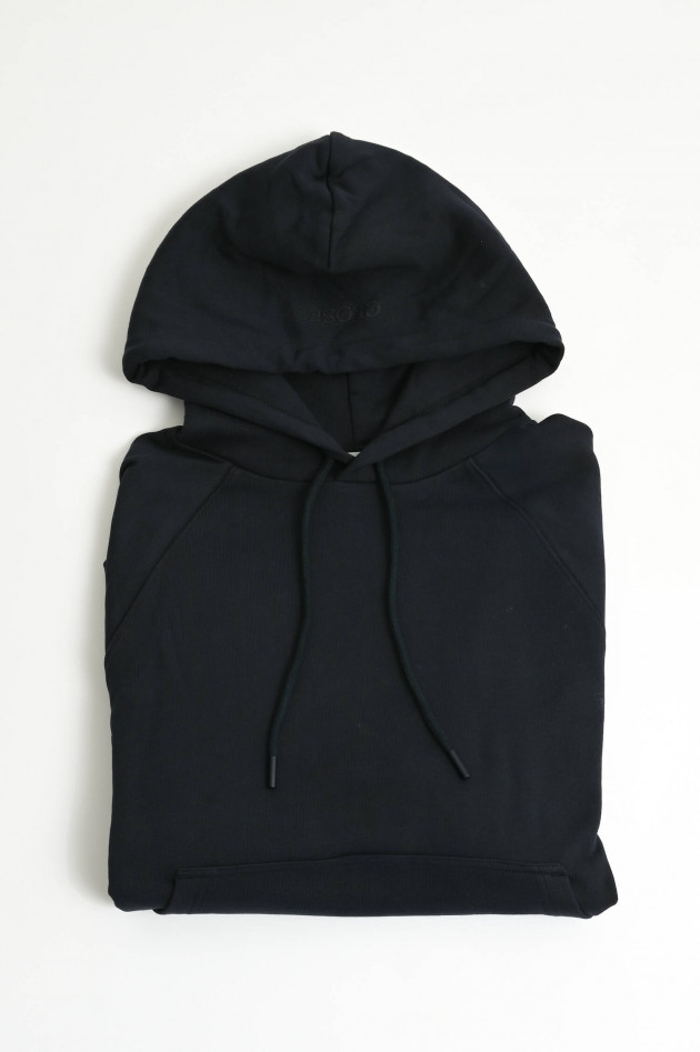 Closed Hoodie mit Känguru-Tasche in Navy
