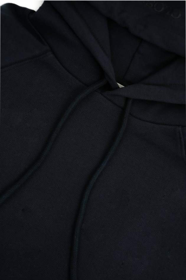 Closed Hoodie mit Känguru-Tasche in Navy