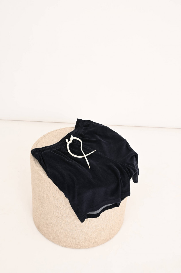 Closed Frotee Shorts in Midnight