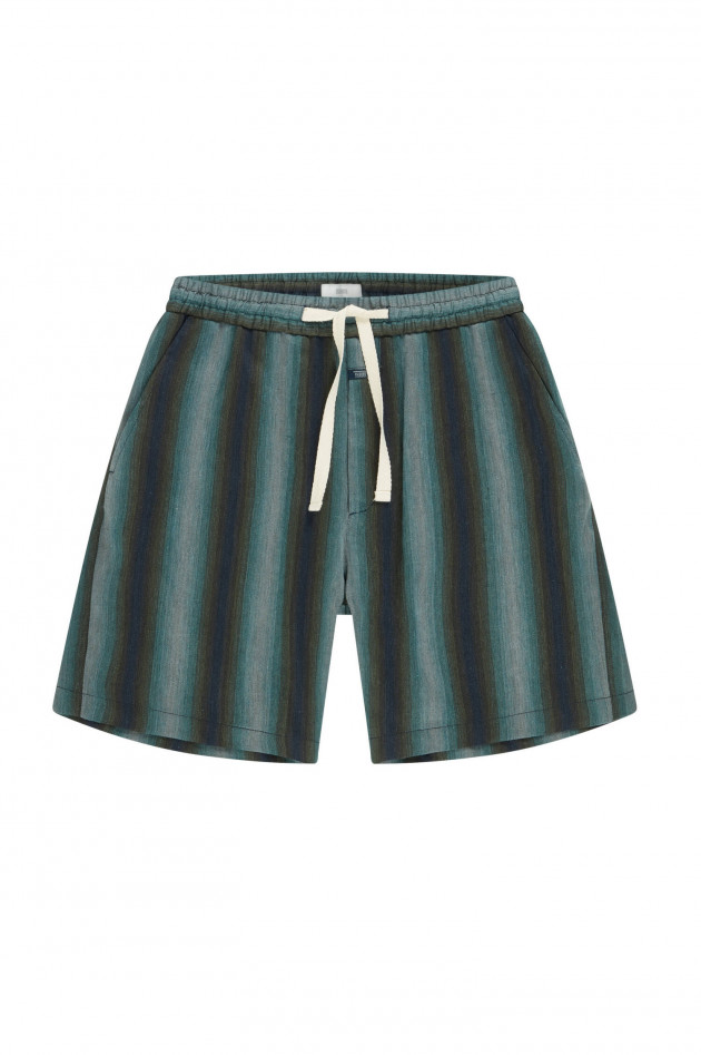 Closed Shorts aus Leinen und Viskose