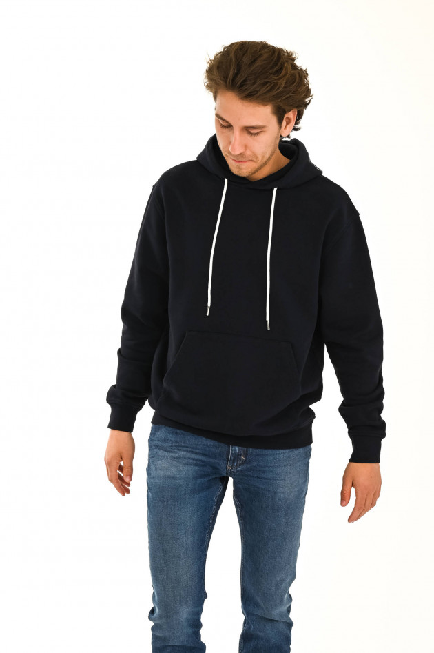 Closed Hoodie aus Bio-Baumwolle in Dunkelblau